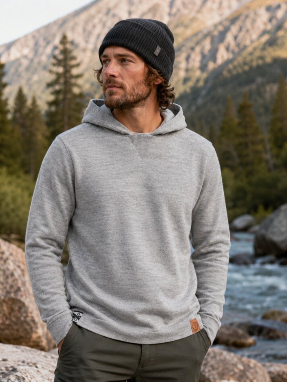 PAKA The Hoodie Alpaca Blend Sweater Unisex - Picture 4 of 12